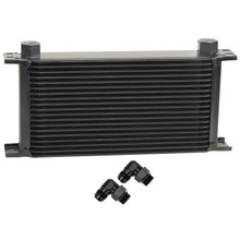 Derale 51980 - 19 Row Series 10000 Stack Plate Fluid Cooler, 90 degree swivel -10AN