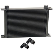 Derale 52580 - 25 Row Series 10000 Stack Plate Fluid Cooler, 90 degree swivel -10AN