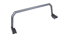 DEE ZEE DZ95095TB - Cab Rack; Textured Black; Aluminum; Non-Mesh; Incl. Mounting Brackets;