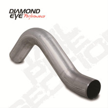 Diamond Eye 221004 - Exhaust Pipe 4 Inch 94-Early 07 Dodge RAM 2500/3500 First Section Pass Performance Series Exhaust Tail Pipe