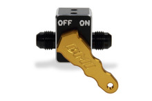 Diversified Machine FRC-1000 - Aluminum Fuel Shut-Off Valve - Gold Handle