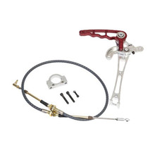 Diversified Machine SRC-2400 - Shifter Assembly - StratoShifter - 1 Lever - Cable / Hardware / Quick Disconnect - Aluminum - Red Anodized - Quick Change Rear Ends - Kit