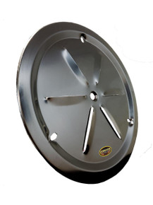 Dominator Racing 1031-B-BK - Wheel Cover Louver Vent Alum Bolt 15in Black