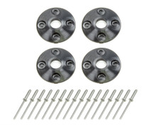 Dominator Racing 1202-BK - Scuff Plate Plastic 4pk Black
