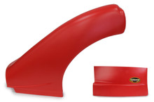 Dominator Racing 2302-RD - Dominator Late Model Flare Left Red