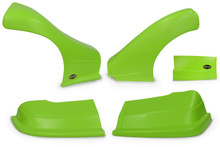 Dominator Racing 2300-XG - Dominator Late Model Nose Kit Xtreme Green