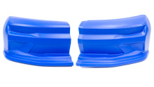 Dominator Racing 330-BL - Nose - Dominator SS Camaro - 2-Piece Complete - Plastic - Blue - Universal - Street Stock - Kit