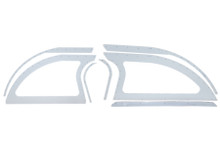 Dominator Racing 805-AL-WH - Aluminum Sails White Pair Open Style