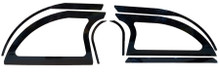 Dominator Racing 805-AL-BK - Aluminum Sails Black Pair Open Style