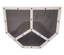 Dominator Racing DOM-551-WH - Shaker Screen Radiator Mod White