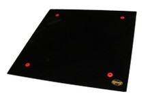 Dominator Racing 755-BK - Hood Late Model Panel Black  48in x 54in
