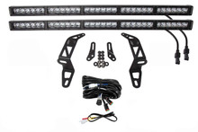 Diode Dynamics DD6083 - SS30 Bumper Bracket Kit for 2018-2021 Jeep JL Wrangler/Gladiator, White Driving Dual