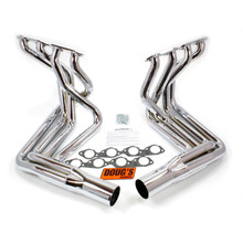 Doug's Headers D381-C - 2 1/8" 4-Tube Full Length Header Chevrolet Corvette Big Block Chevrolet 63-82 Sidemount Chrome