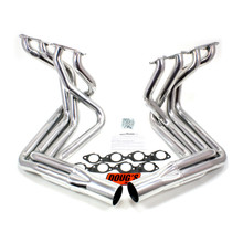 Doug's Headers D381 - 2 1/8" 4-Tube Full Length Header Chevrolet Corvette Big Block Chevrolet 63-82 Sidemount Metallic Ceramic Coating