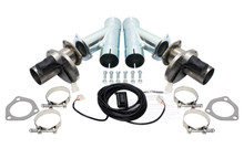Doug's Headers DEC250AK - Electric Cut-Out 2 1/2" Pair with Hook-Up Kit