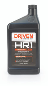 Driven Racing Oil 02106 - HR-1 15W-50 Conventional Hot Rod Oil - 1 Quart Bottle