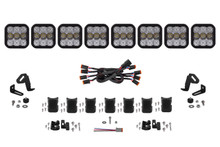 Diode Dynamics DD7248 - SS5 Pro Universal CrossLink 8-Pod Lightbar White Combo