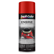 Duplicolor Paint DE1632 - Dupli-Color Engine Enamel with Ceramic; Chrysler Red; 12 oz