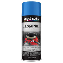 Duplicolor Paint DE1631 - Dupli-Color Engine Enamel with Ceramic; Chrysler Blue; 12 oz