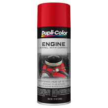 Duplicolor Paint DE1653 - Dupli-Color Engine Enamel with Ceramic; Gloss; Red; 12 oz
