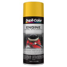 Duplicolor Paint DE1642 - Dupli-Color Engine Enamel with Ceramic; Daytona Yellow; 12 oz