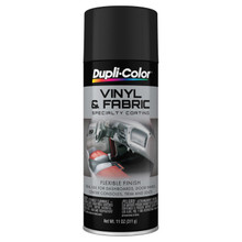 Duplicolor Paint HVP106 - Dupli-Color Vinyl/Fabric Coating; Flat; Black; 11 oz