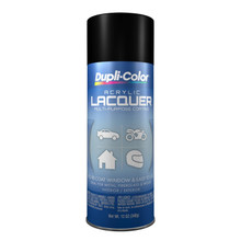 Duplicolor Paint DAL1607 - Dupli-Color Premium Lacquer; Flat; Black; 12 oz