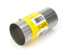 Dynomax 41971 - Exhaust Connector - 3 in OD to 3 in OD - 6 in Long - Steel - Aluminized - Each