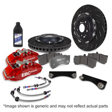 EBC BBK045RED-1 - Racing 00-06 BMW M3 (E46) Red Apollo-6 Calipers 355mm Rotors Front Big Brake Kit