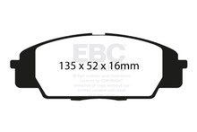 EBC DP21254 - 07-11 Acura CSX (Canada) 2.0 Type S Greenstuff Front Brake Pads