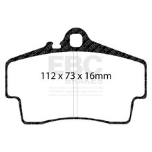 EBC DP21208 - Brakes Greenstuff 2000 Series Sport Pads