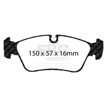 EBC DP21211 - 99-02 BMW Z3 2.5 Greenstuff Front Brake Pads