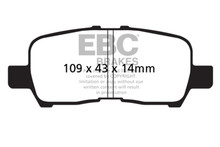EBC DP21684 - 05-09 Buick Allure (Canada) 3.6 Greenstuff Rear Brake Pads