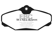 EBC DP21624 - 94-00 Ford Taurus 3.0 Greenstuff Rear Brake Pads