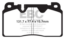 EBC DP22168 - 12+ Audi Q5 2.0 Turbo (Brembo) Greenstuff Front Brake Pads
