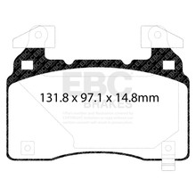 EBC DP23028 - 12+ Tesla Model S Electric Greenstuff Front Brake Pads