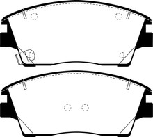 EBC DP23053 - 2017+ Hyundai Elantra 1.6L Turbo Greenstuff Front Brake Pads