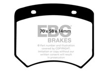 EBC DP3102C - 03-04 Morgan Aero 8 4.4 Redstuff Rear Brake Pads