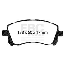 EBC DP31134C - 98-02 Subaru Forester 2.5 Redstuff Front Brake Pads