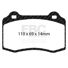 EBC DP31140C - 96-00 Lotus Esprit Turbo 2.0 Turbo GT3 Redstuff Front Brake Pads