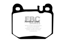 EBC DP31395C - 04-07 Maserati Quattroporte 4.2 Redstuff Rear Brake Pads