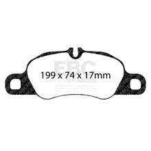 EBC DP32057C - 09-12 Porsche 911 (997) (Cast Iron Rotor only) 3.6 Carrera 2 Redstuff Front Brake Pads