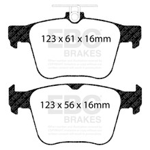 EBC DP32173C - 14-20 Audi S3 2.0 Turbo Redstuff Rear Brake Pads