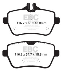 EBC DP32180C - 14+ Mercedes-Benz S550 4.7 Twin Turbo Redstuff Rear Brake Pads