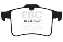 EBC DP32059C - 10-15 Jaguar XF 5.0 Supercharged (470) Redstuff Rear Brake Pads