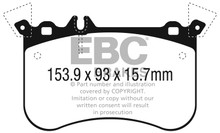 EBC DP32311C - 2014+ Mercedes-Benz CLA45 AMG 2.0L Turbo Redstuff Front Brake Pads