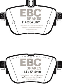 EBC DP32297C - 2017+ Mercedes-Benz E300 (W213) Redstuff Rear Brake Pads