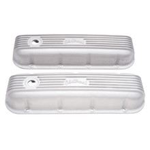 Edelbrock 41859 - Valve Cover Classic Series Chevrolet 1965 and Later 396-502 V8 Satin