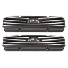 Edelbrock 41453 - Valve Cover Classic Series Chevrolet 1959-1986 262-400 CI V8 Black