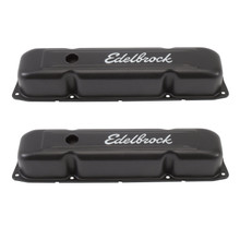 Edelbrock 4493 - Valve Cover Signature Series Chrysler 1958-1979 361-440 V8 Black